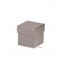 [13421453490] Geschenkschachtel 65x65x65 mm Taupe